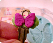 Оригинальное украшение для ключей из полимерной глины http://autokey.zp.ua/( Victor ! )
