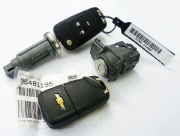 Комплект замков и ключей Chevrolet 3 кн. http://autokey.zp.ua